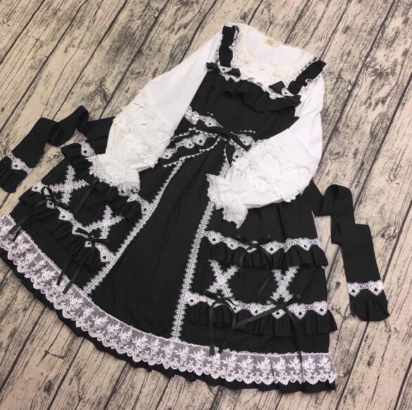 Little Dipper Cream Crispy~ Classic Lolita JSK Dress -Ready Made