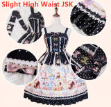 Walnut Deer ~Candy Halloween~ Sweet High Waist Lolita JSK -Pre-order Closed