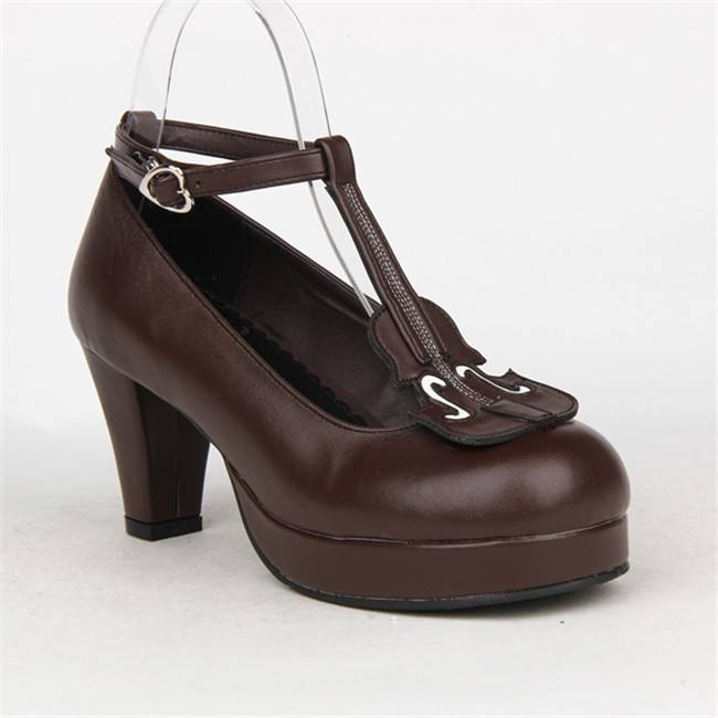 Angelic Imprint- Elegant Violin-shaped Straps Lolita Heels Shoes