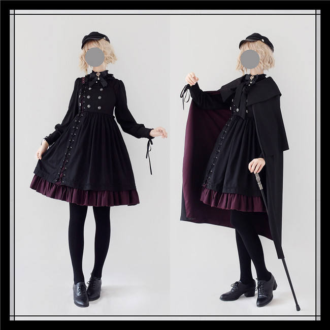 Fran's Oath Gothic Lolita JSK/Skirt/Cape/Blouse