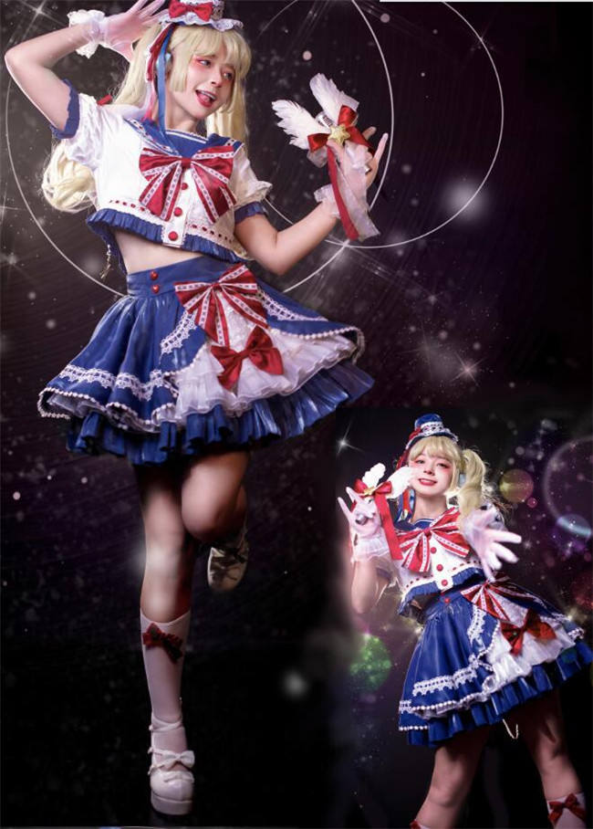 Rising Star ~Sweet Sailor Lolita Top+Skirt Set - In Stock