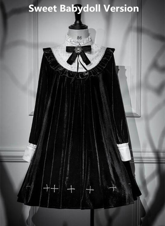 The Witch's Ring Velvet Babydoll/Elegant 2 Versions One Piece Pre-order Closed