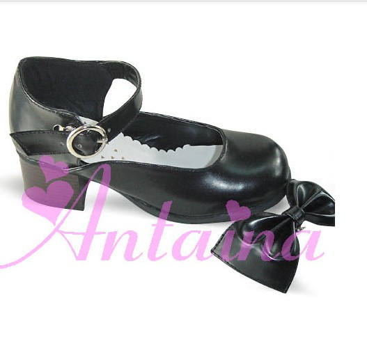 Bows Patent Leather Lolita Sandals