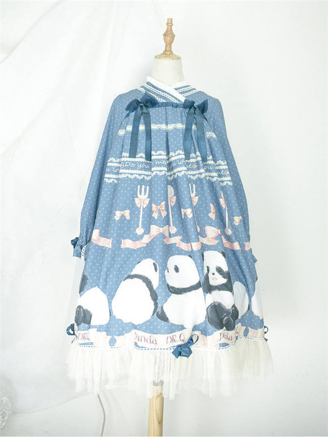 Panda Theme Sweet Lolita OP/JSK-Pre-order Closed