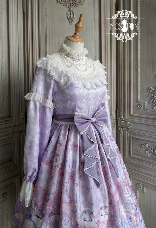 Miss Point ~ Elizabeth Meow ~ Daily Wear Lolita OP/JSK -Custom-tailor Available