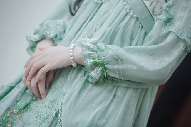 IchigoMikou ~Drizzle & Thin Clouds~ Hanfu Style Dress Qi Lolita Dress -In Stock