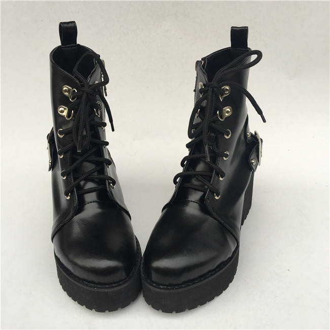 Matt White Girls Short Boots