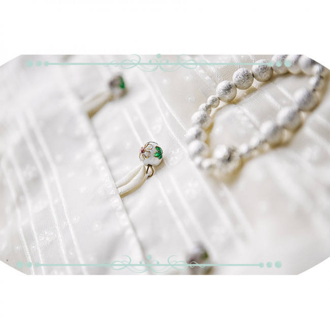 IchigoMikou ~Drizzle & Thin Clouds~ Qi Lolita Blouse -In Stock