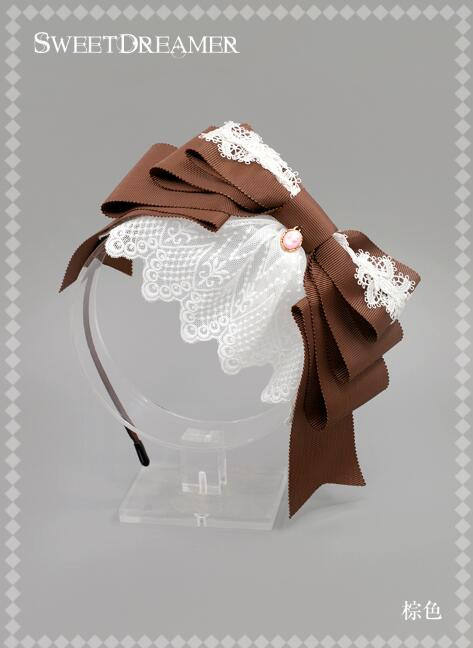Cutie Creator  - Maiden's Prayer- Bow Lace Lolita Headbow