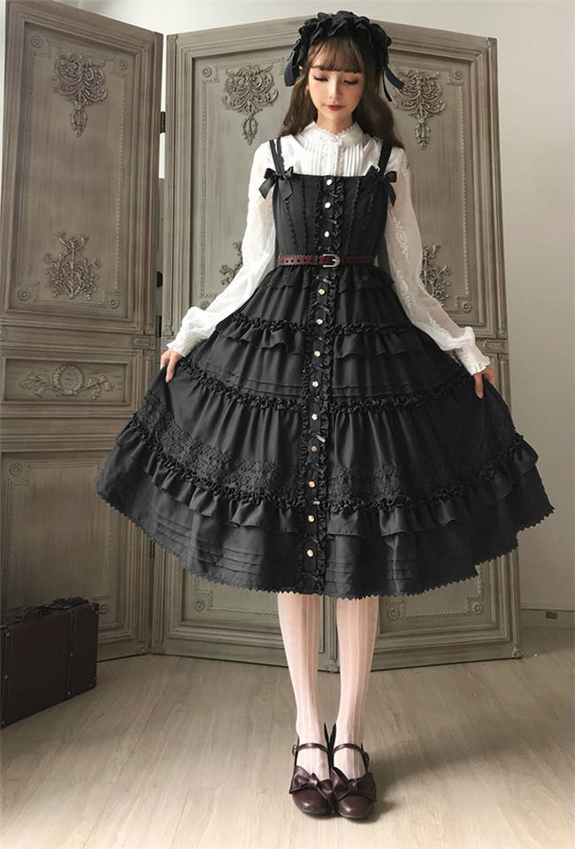 Little Dipper Mary~ Classic Front Open Design Lolita JSK Ready made-In Stock