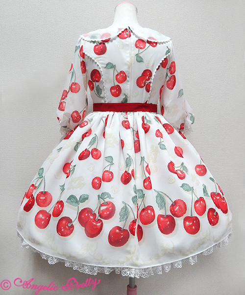 Angelic Pretty Replica~ Cream Cherry~ Lolita JSK and OP $37.99