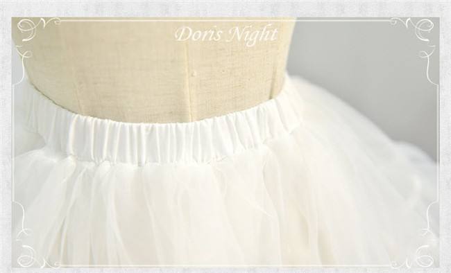 Organze Tailored A-line Shaped Lolita Petticoat