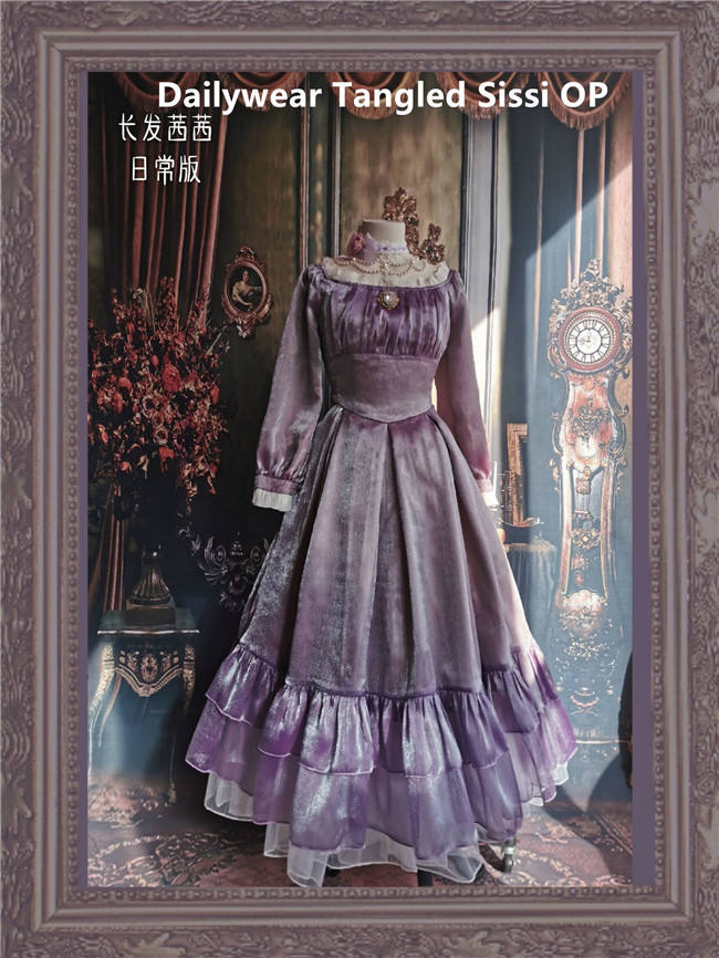 Sissi Promise Anniversay Reward Elegant Dailywear Lolita OP -Ready Made