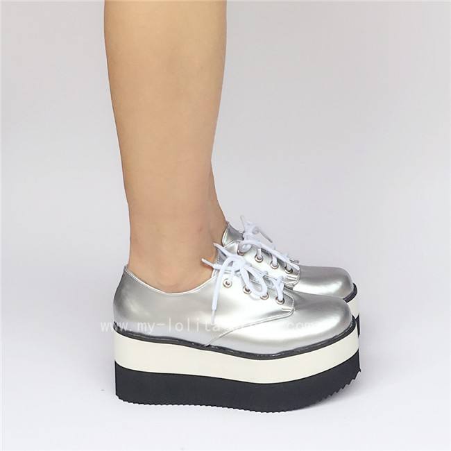 White High Platform Lolita Shoes