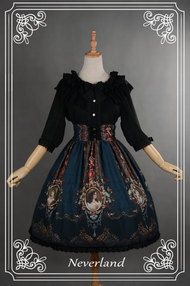 Neverland Lolita ~Ode to Rococo~ Lolita Skirt