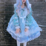 Summer Fairy~Petal Transparent Organza Over-skirt