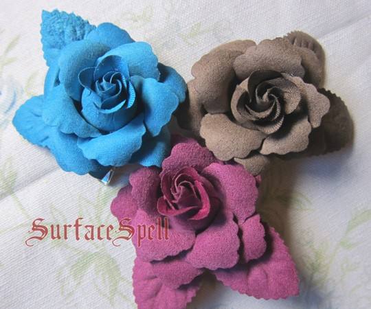 Single Rose Flower Lolita Hairpin