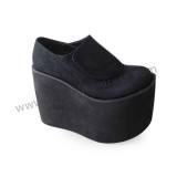 Antaina Classic Black Velvet Shoes