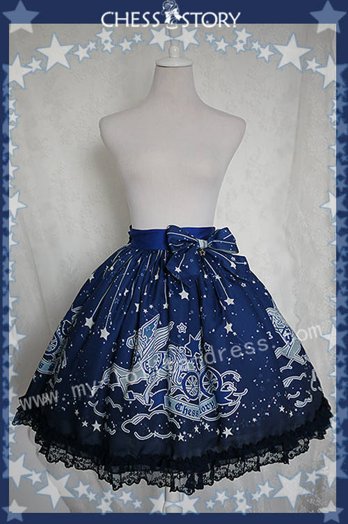 Chess Story ~Dreamy Starry Night~ Lolita Skirt