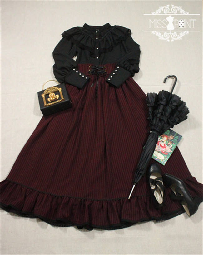 Alpine Maiden~ Vintage Lolita High Waist Skirt -Pre-order