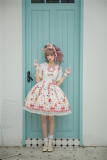 Little Dipper ~Strawberry Waffle ~Sweet Lolita Short Sleeves OP -Pre-order Closed
