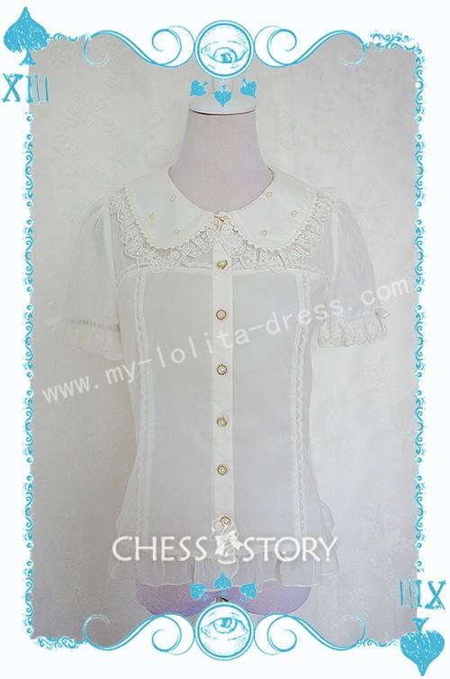 Chess Story Alice's Mad Tea Party Sweet Lolita Salopette