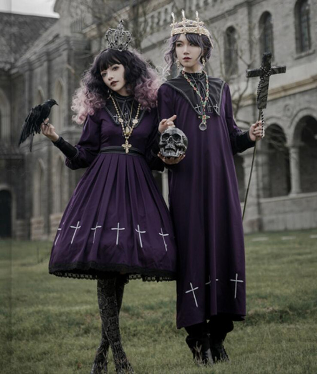 Juliet•ᴥ•❁⃘*.゜オーダーページ ZJ Story ~ Papal Cross ~ Gothic Lolita OP Ouji Version