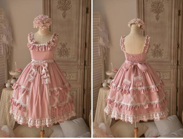 Little Dipper Cream Crispy~ Classic Lolita JSK Dress -Ready Made