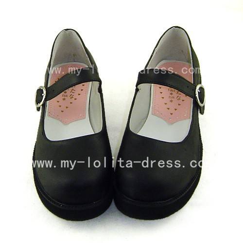 Gothic Black Soryu Asuka Langley Shoes