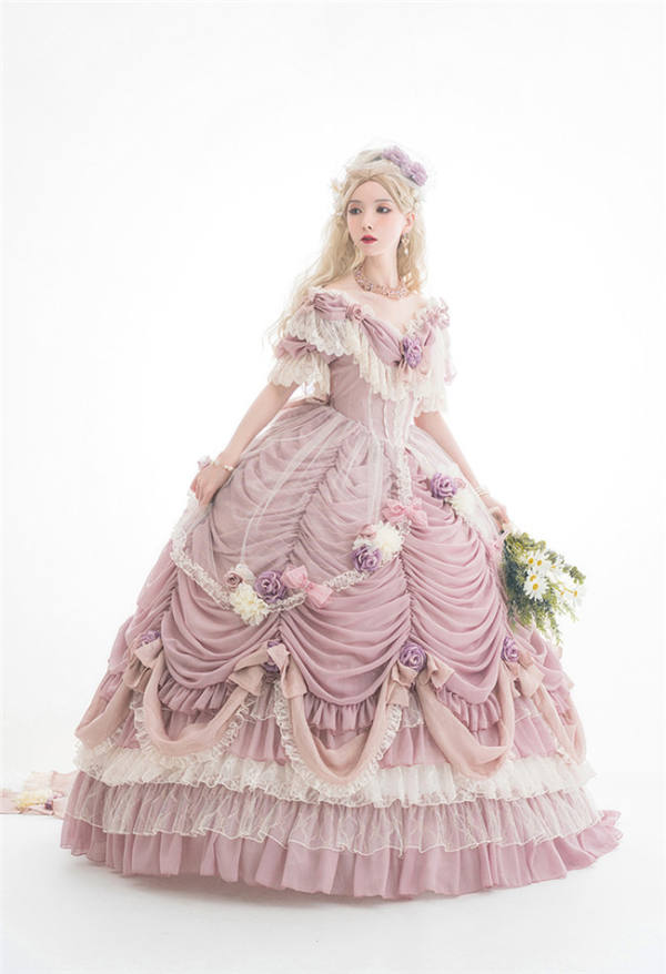 Henrietta ~Rose Queen Flowers Luxury Lolita OP