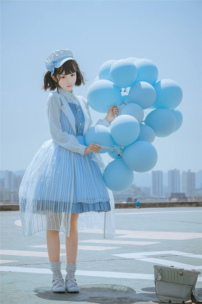 Rabbit Teeth ~The Girl Who Skip Class Lolita Dress Black L In Stock