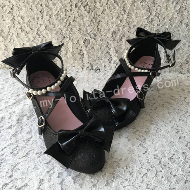 Antaina Tea Party Glitter Lolita Shoes