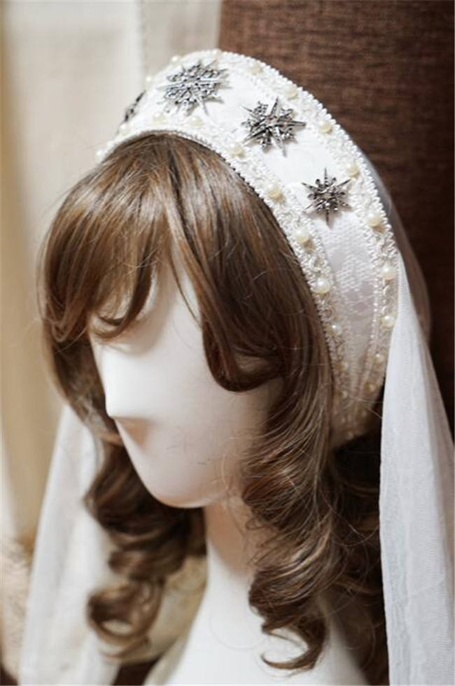 Dark Prints Jacquard Court Style Lolita Crown