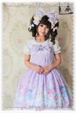 Infanta Sleeping Bear Chiffon Lolita Jumper Dress -OUT