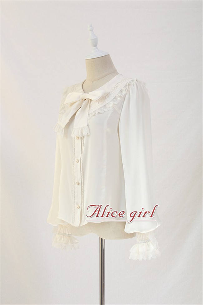 Mola Fan Collar Lace Lolita Blouse -Ready Made