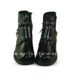 Gothic Black Squall Leonhart Boots