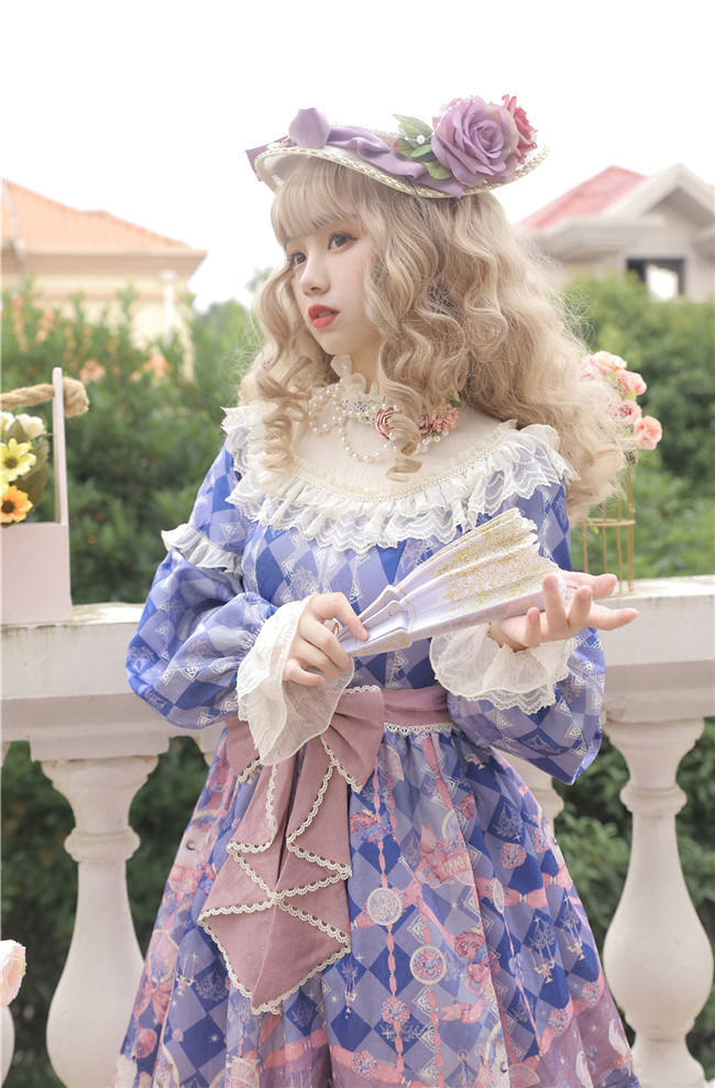 Miss Point ~ Elizabeth Meow ~ Daily Wear Lolita OP/JSK -Custom-tailor Available