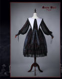Moon Wolf~ Lolita Long Sleeves OP Dress - Pre-order Closed