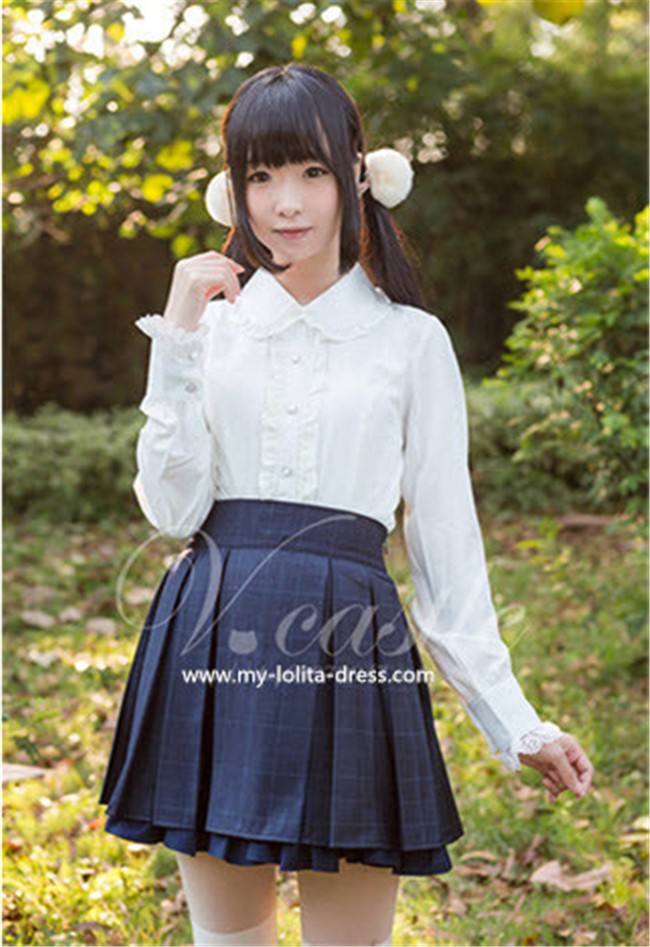 Vcastle - Gothic Lolita Long Sleeves Blouse