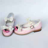 Sweet Bows Strawberry Lolita Low Heels Shoes
