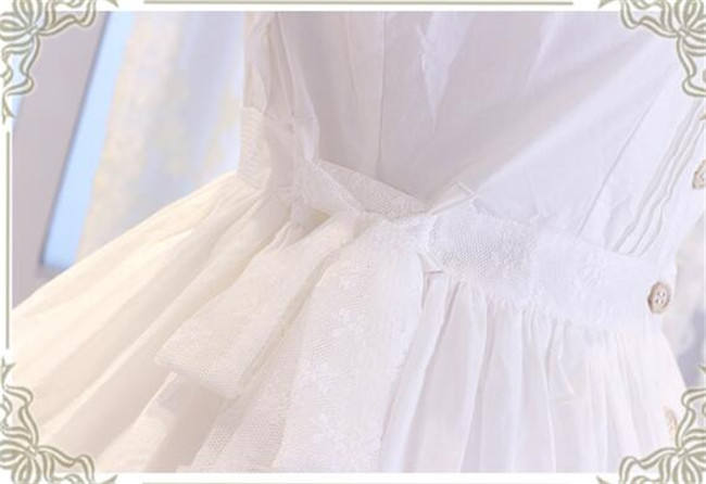 Rose Garden~ Vintage Embrodery Surface Layer Dress Both-sides Wear Ways