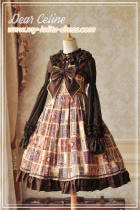 Aisha's Magic Book~ High Waist Lolita JSK -Ready Made