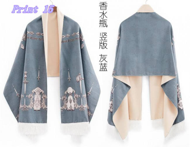 Vintage Classic Thickening  Shawl/Scarf 16 patterns-out