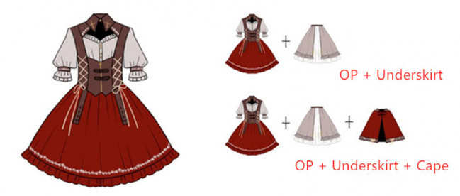 Lilith House ~The Little Hunter in Red Riding Hood ~ Lolita