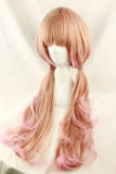 Air Curls 70CM Long Pink Blonde Lolita Wig