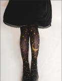 Cheval de Bois ***Starry Night*** Elastic Lolita Tights - OUT