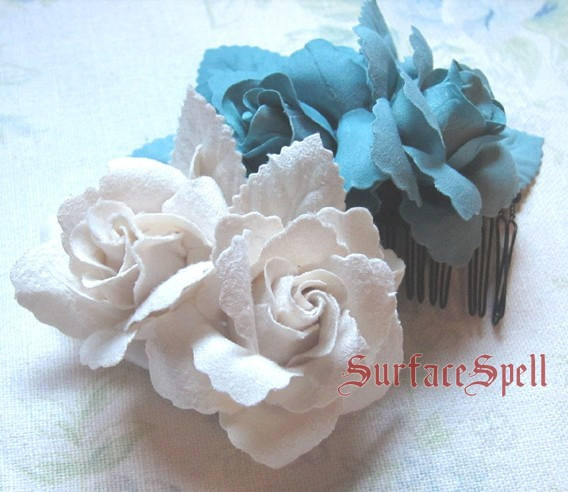Surface Spell Two Roses Hairpin
