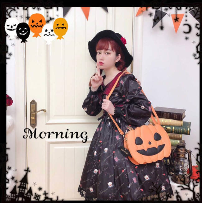 Morning Glory ~Halloween Pumpkin Lolita Bag