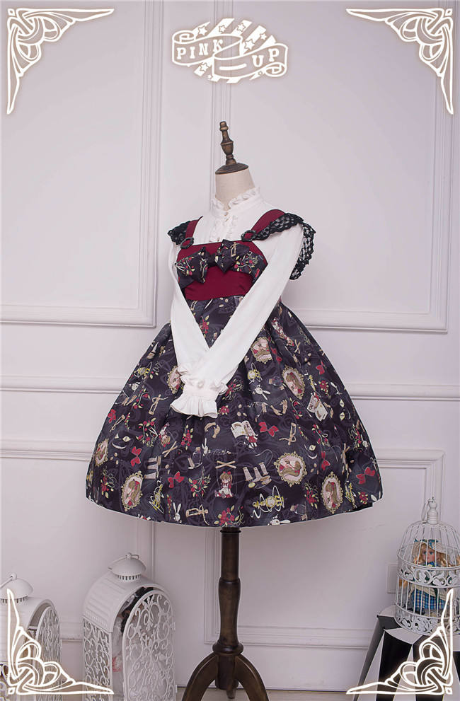 Weird Alice~ Lolita Printed JSK -Custom-tailor Pre-order  Closed