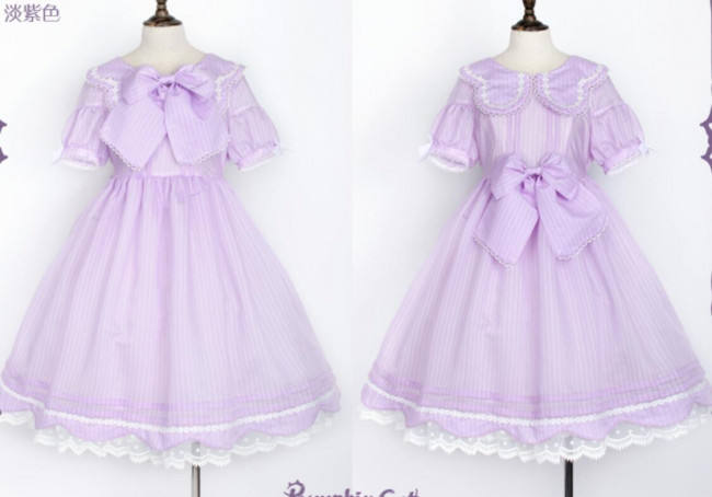 Pumpkin Cat Lolita ~Sweet Toothache~ Lolita OP -Ready made